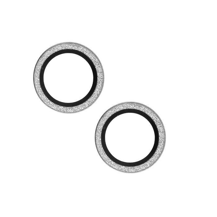 SO SEVEN PROTÈGE-CAMÉRA POUR IPHONE 14 / 14 PLUS RINGS ANTICHOC ARGENT
