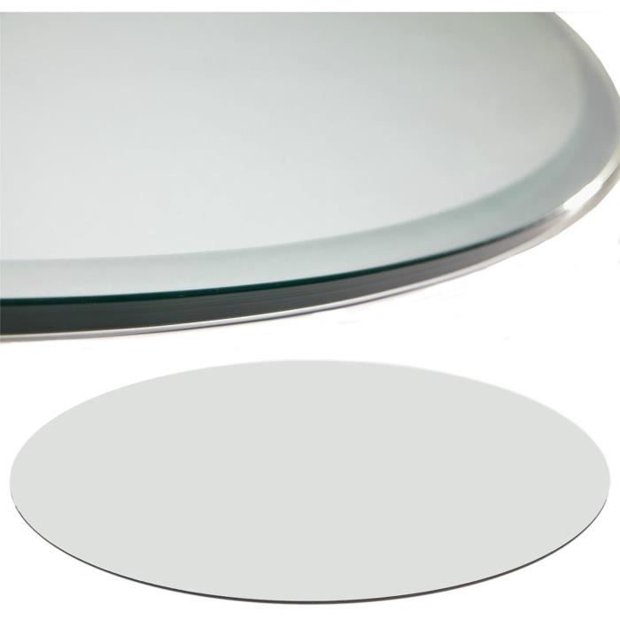 Euro Tische Table Basse En Verre De Sécurité 8 Mm à Facettes - Idéale