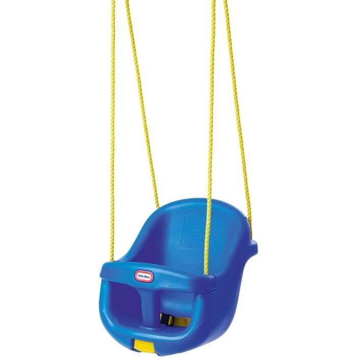 Balançoire 2 En 1 En Corde Pour Tout-petits – Siège Ergonomique Avec Cordes Réglables, Pour Intérieur Et Extérieur, Charge Max 200 Kg