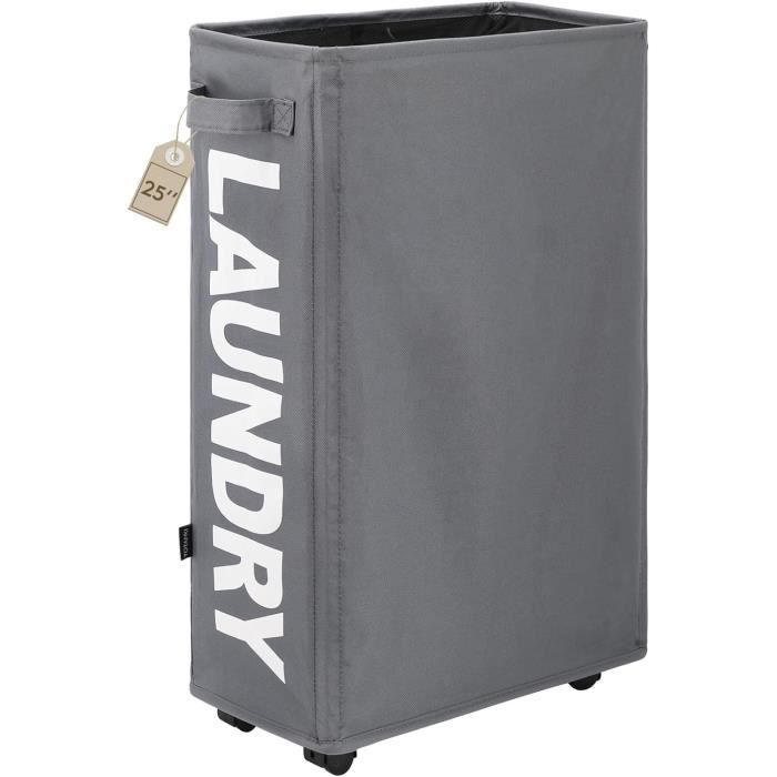 Organisateur à Linge Springos 146L 3 Compartiments XL - Pliable Cadre Aluminium, Idéal Tri Linge Sale