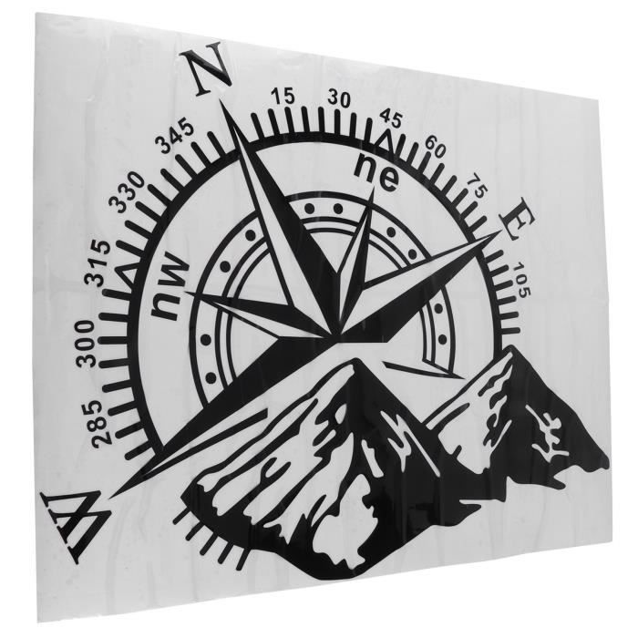 Autocollant De Voiture Tête Hibou, Autocollant Extérieur Imperméable De