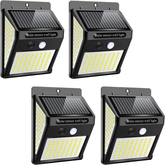 Lampe Solaire Exterieur Jardin,4 Pack Eclairage De Jardin Solaire Extérieur Avec Colorée LED Et Blanche Chaude,eclairage Solaire Lumière Étanche Pour Allée,patio,pelouse,cour,chemin, Trottoir [Classe - Foto 6
