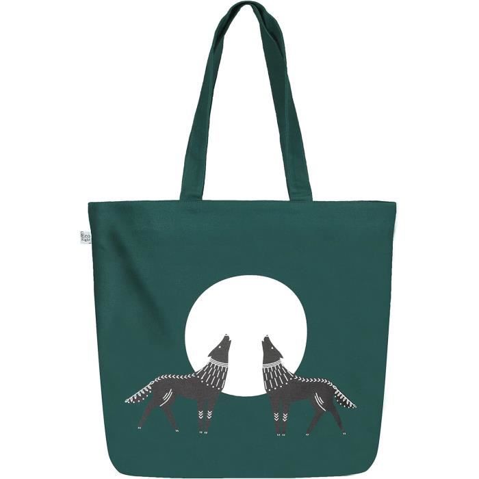 Grand Sac Fourre-Tout Femme Fermeture Éclair ISAOA - Taille L Motif Belle Femme Afro-Américaine Multicolore
