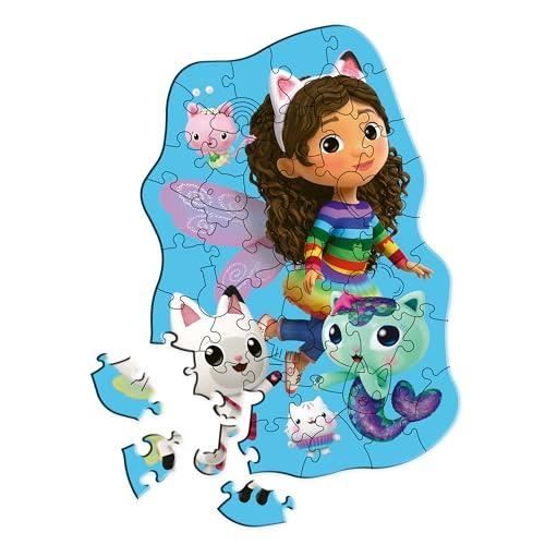 Puzzle - TREFL - GABBY'S DOLLHOUSE - 50 pièces - Formes irrégulières ...