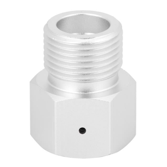 Adaptateur Bouteille Gaz Aluminium T21-4 Vers W21.8-14 - Compatible SodaStream Et Régulateurs Standard Anti-Fuite