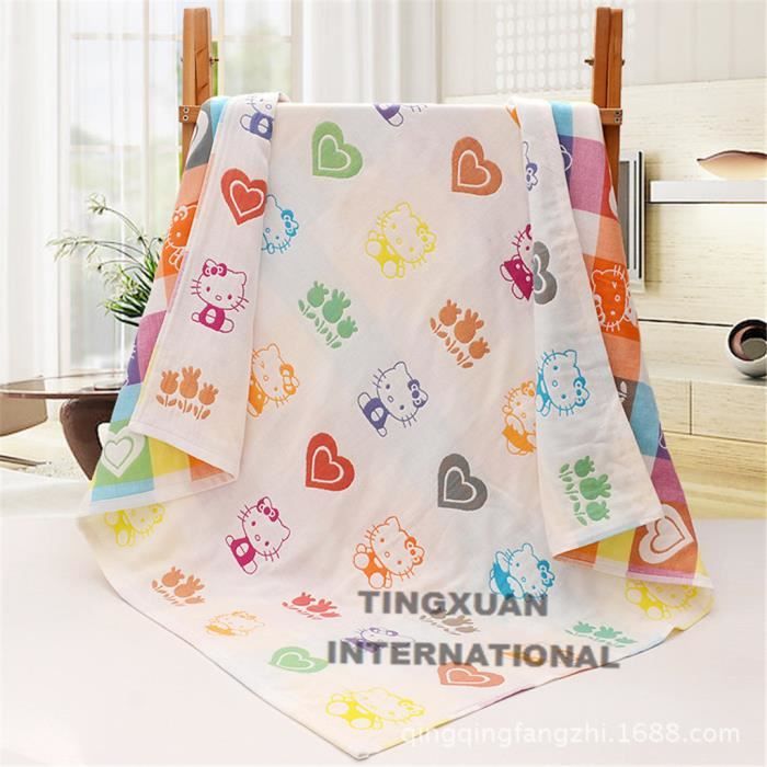 Waiwaizui Couverture Enfant Hello Kitty Bebe D Ete Tapis Ketty