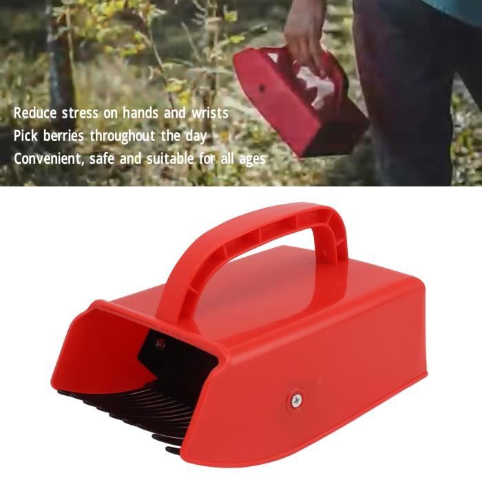 Cueilleur De Myrtilles Manuel - Peigne Métallique, Poignée Ergonomique - Récolte Baies Sans Abîmer Plantes - Jardin
