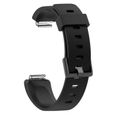 233MM Mode Bracelet de montre silicone de remplacement pour Fitbit Inspire/Inspire HR-Noir-1