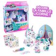 Figurines à décorer La Famille Licorne de Canal Toys - Maman et deux bébés - Style 4 Ever - dès 6 ans-1
