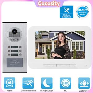 Kit Interphone Vidéo Thomson 512263 – RFID, Vision Nocturne, Gris