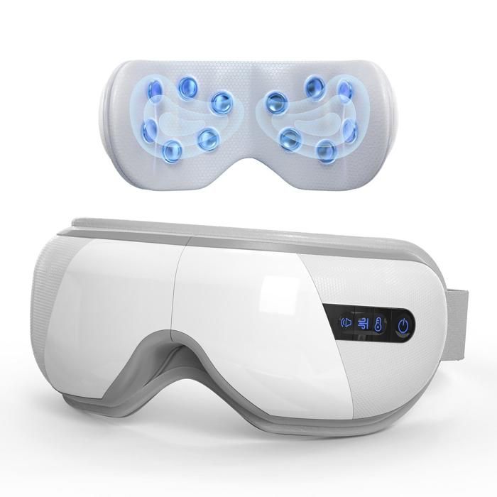 Masseur oculaire contour des yeux - Blanc main image 1