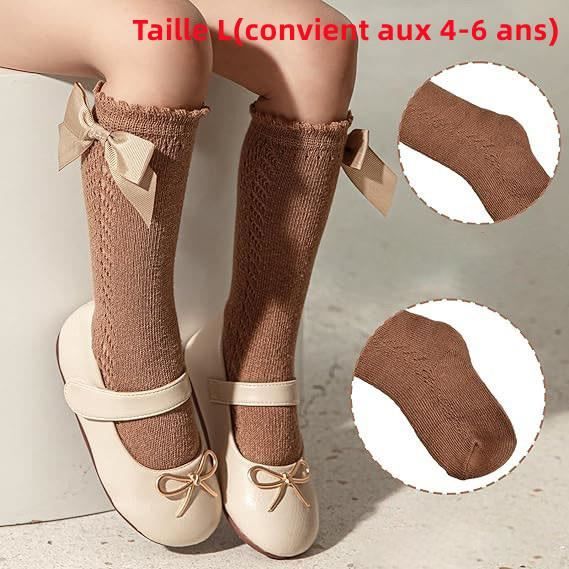 Chaussette haute pour fillette 2025