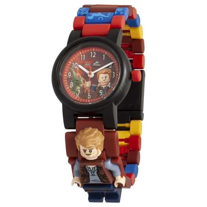 Montre pour enfant LEGO Jurassic World Owen 8021261 avec bracelet a maillons et figurine a construire Achat vente montre Mixte Adulte Enfant Cdiscount