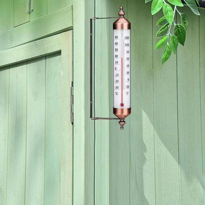 Thermomètre d'extérieur décoratif unique en forme de soleil - Thermomètre  mural imperméable - Pour décoration de la maison - Pas besoin de piles