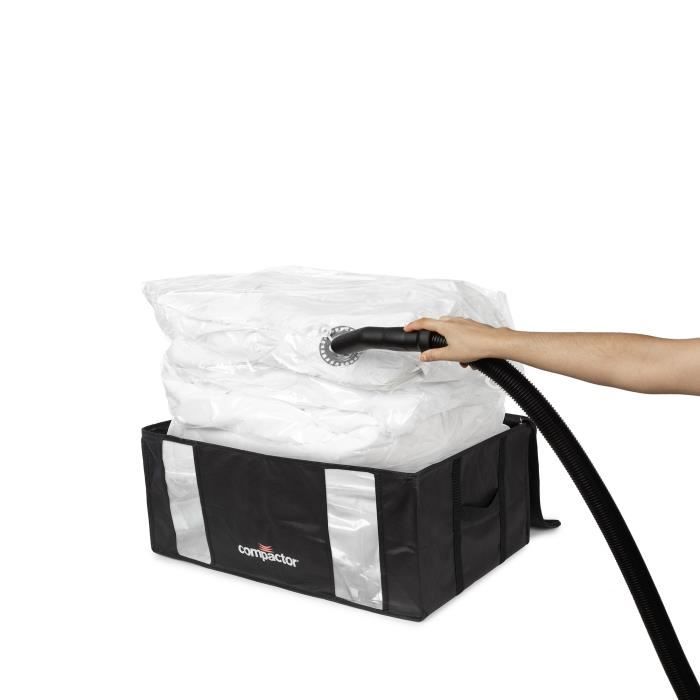 COMPACTOR Housse de rangement sous vide Black Edition Nylon polyethylene polypropylene Taille XXL 210 litres Cdiscount Maison