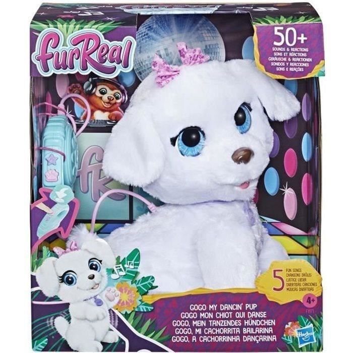 Peluche interactive GoGo mon chiot qui danse animal electronique dansant de 50 sons et reactions des 4 ans FURREAL FRIENDS