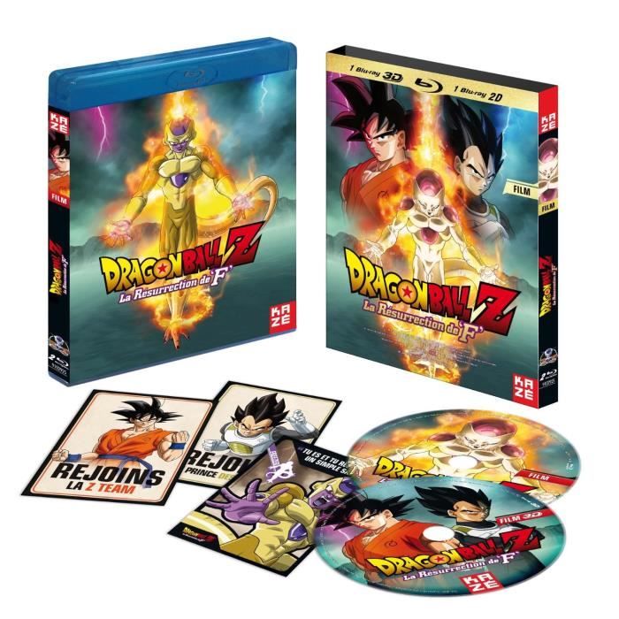 Film Blu-Ray 3D et 2D Dragon Ball Z La Résurrection de F