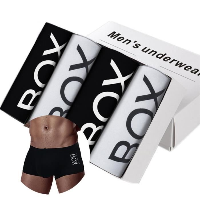 Sous v tement 4 pi ces lot sous v tements hommes Boxer Homme