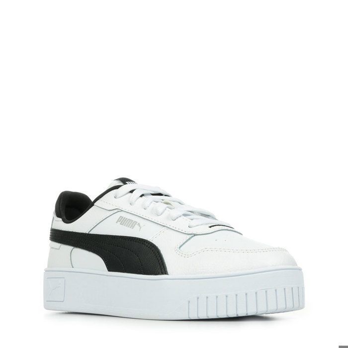 Baskets femme Puma Carina Street blanc noir Puma silver