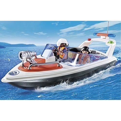 PLAYMOBIL 5625 Coasl Rescue Boat Playset Cdiscount Jeux Jouets