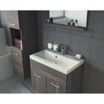 Meuble de salle de bain Montréal 60 cm lavabo Bodega - Armoire de rangement Meuble lavabo évier Meubles-2
