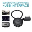 MMI 3G - Câble Audio Bluetooth 3G + Interface USB, compatible avec la Audi MMI Q5 A5 A7 S5 Q7 A6L A8L A4L-2