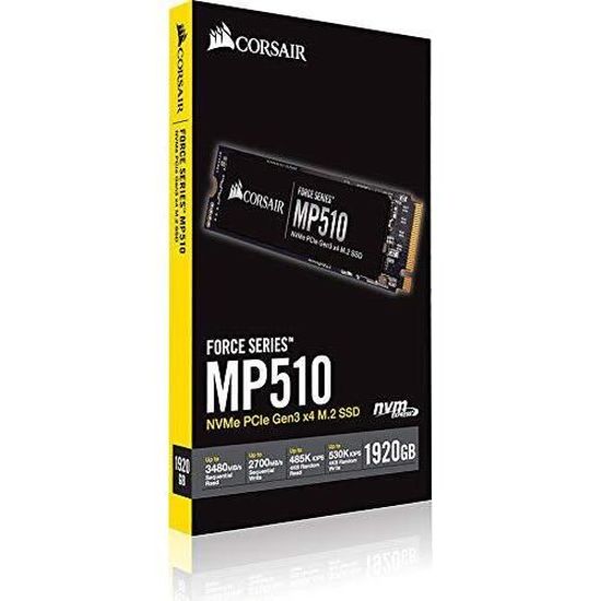 CORSAIR Force MP510 1920 GB NVMe PCIe Gen3 x4 M.2 SSD Up to 3 480 Mo s