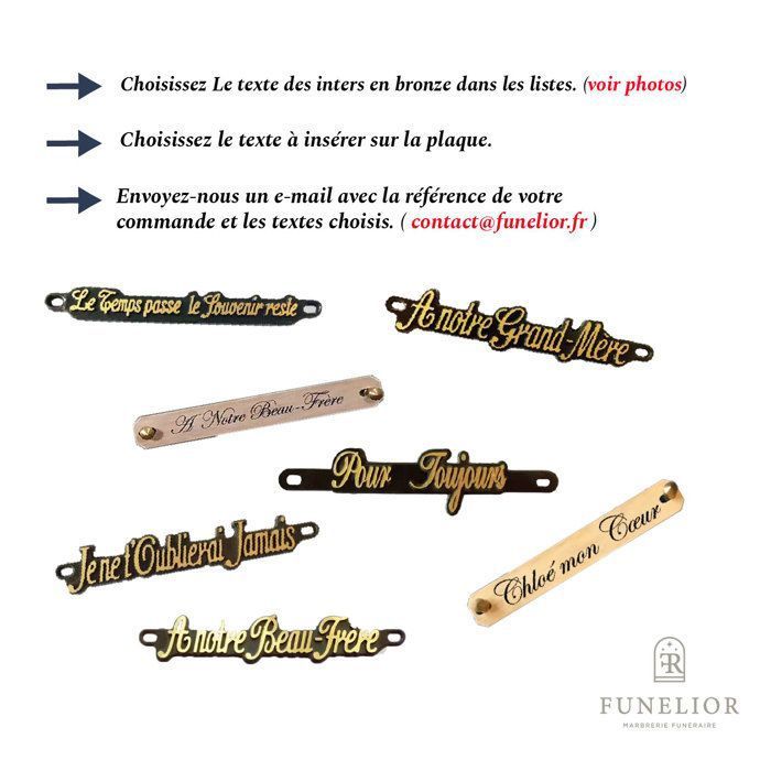 Plaque Funéraire Ange - Personnalisée à petit prix | les plaques des petits anges