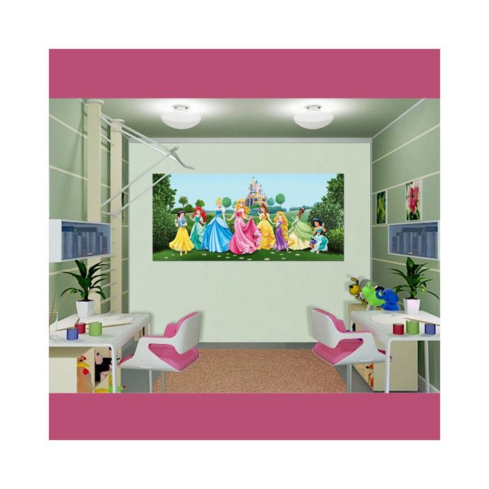 Fonds d'écran - AG Design - Disney Princess - 202 x 90 cm - Papier ...