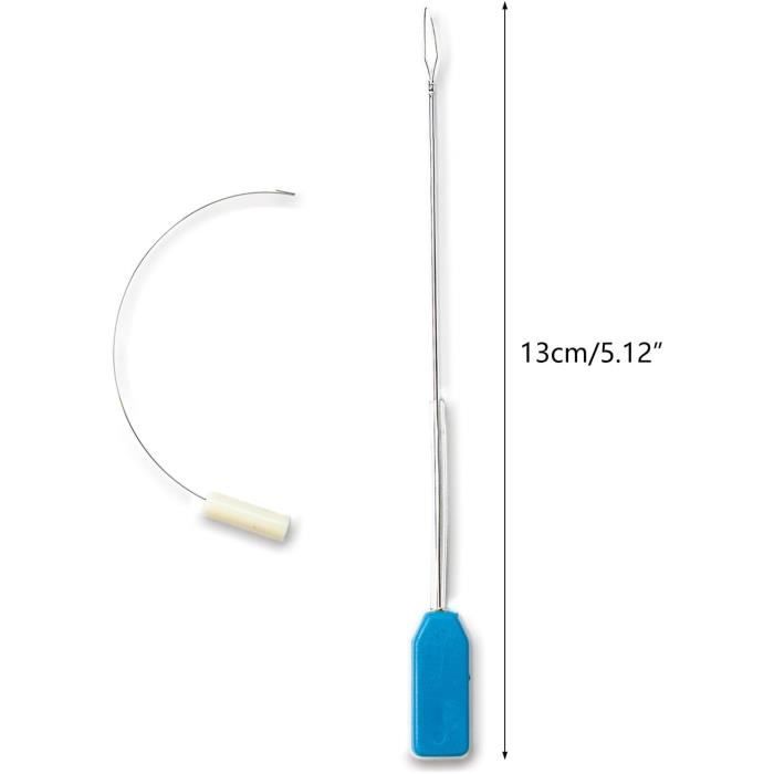 Enfile-Aiguilles Longs Pour Machine à Coudre - Kit En Métal (13 Cm Et 12 Cm) - Pour Débutants Et Professionnels