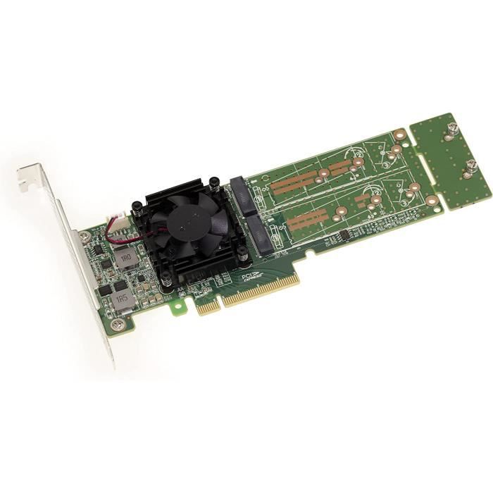 Installer un SSD M.2 NVMe avec une carte contrôleur PCIe 4x 