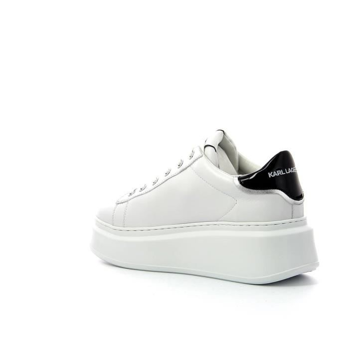 Basket Femme Karl Lagerfeld Anakapri Blanc 37 Cuir Adulte