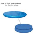 Kit piscinette autoportante 1,83 m - Couverture de piscine ronde bleue Fit Roller de diamètre Famille Jardin Piscines Piscine et acc-3