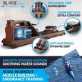 Bluefin Fitness Blade Aqua W1  Rameur  Eau lectrique  100 Bois de frne  Rameur Pliable pour Usage  Domicile  Ecran LCD  Monit[6225]-3