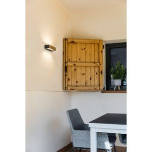 Moderne Extérieures LED Terrasse Appliques Murales Imperméables Noire Lampe Murale D'escalier Métal Acrylique Up&Down Mirror Light Long Light Bar Salle De Bains Salon Éclairage Extérieur (150CM