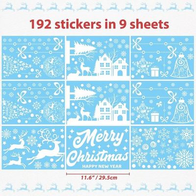 Stickers Noel Fenetre Réutilisable, 202 Autocollant Electrostatique Decoration Noel Fenetre, PVC Sapin Flocon de Neige Fenetre Noel | Leroy Merlin Stickers Noel Fenetre Réutilisable, 202 Autocollant Electrostatique Decoration Noel Fenetre, PVC Sapin Flocon de Neige Fenetre Noel | Leroy Merlin
