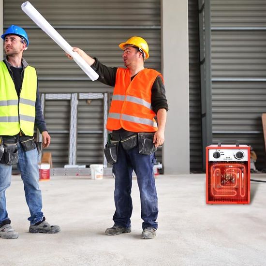 Chauffage Soufflant Électrique - Marque - Modèle - 1200W - 2 Modes - Blanc - Bricolage