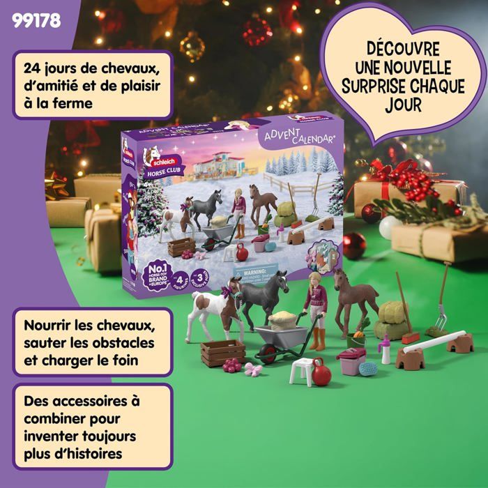 Calendrier De L'Avent Cheval 2025 - Calendrier De Noël 24