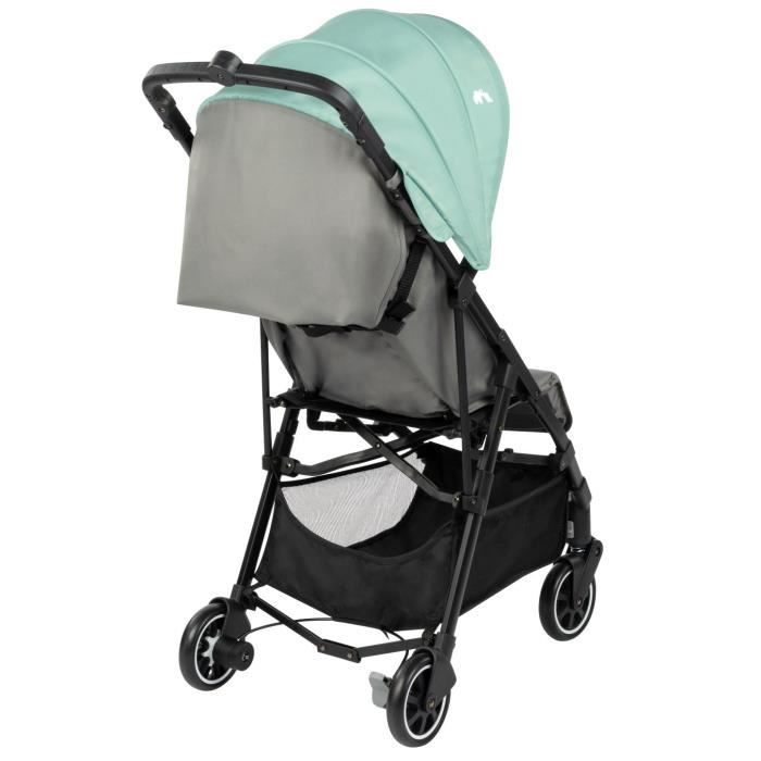 BEBECONFORT Poussette canne ultra compacte TEENY 3D, de 0 à 4 ans environ  (22kg) Black Chic