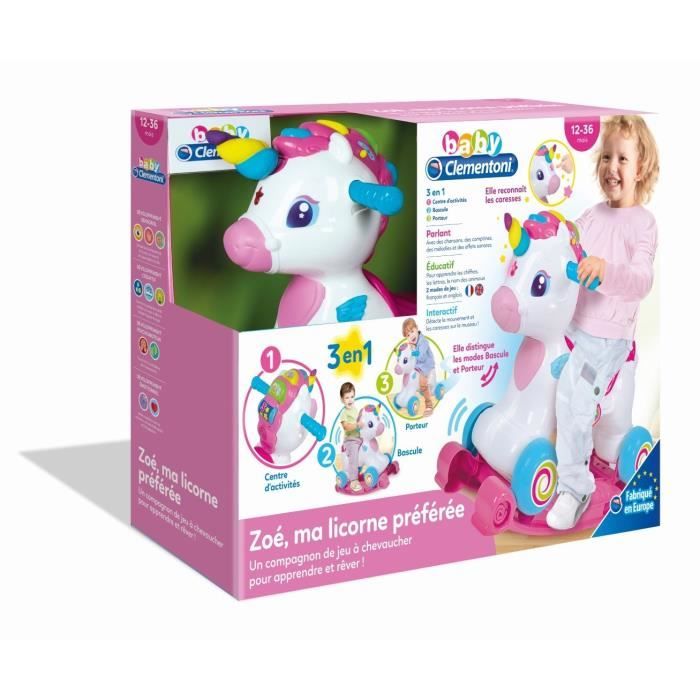 Licorne a bascule bebe on sale