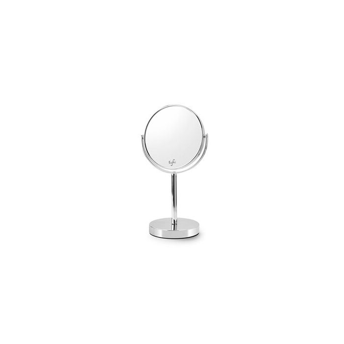 Miroir Grossissant X10 Miroir Pivotant Support En Bambou 1 Face Normale Et 1 Face Grossissante X3 - Miroir Salle De Miroir Coiffeuse