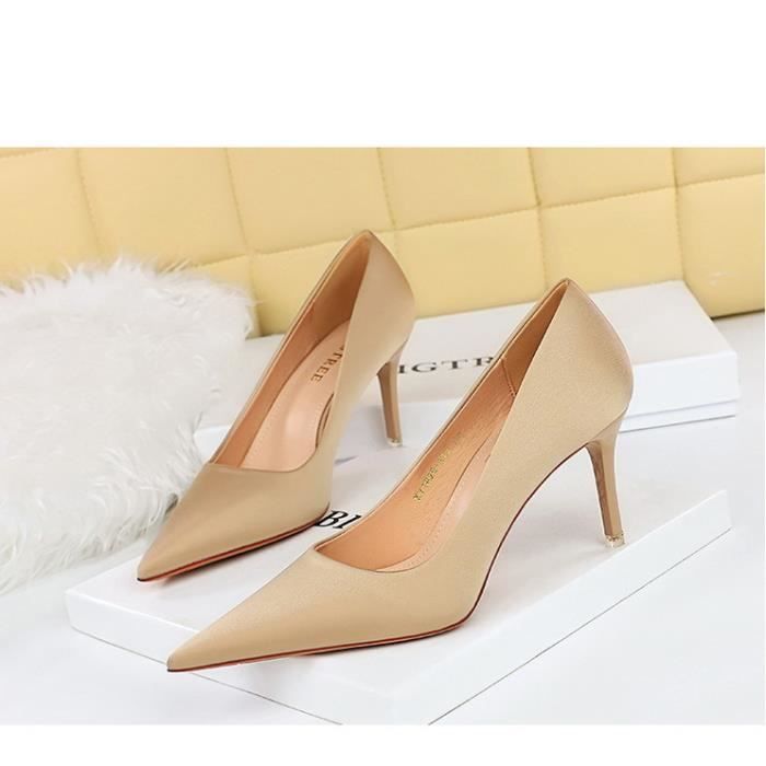 Escarpin Femme Marque Mod le Talons hauts fins peu profonds