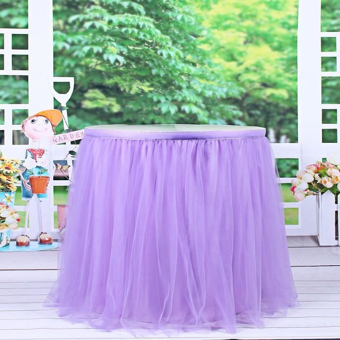 Jupe de table shop en tulle pas cher