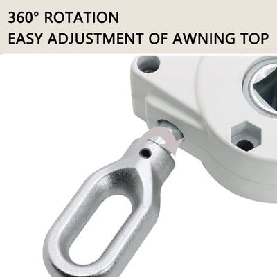 Engrenage De Manivelle Pour Store Banne Extérieur - Mécanisme Remplacement - Alliage Aluminium - 13.5x8x3.5 Cm