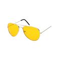 Night Vision Aviator Lunettes de soleil pour homme et femme UV400 lunettes pour les conducteurs Or_550-0