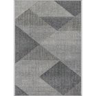 MANI TEXTILE Tapis - MIRAN - Gris - 160x230 cm - Antidérapant - Lavable en machine - Géométrique