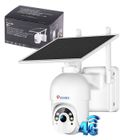 4G Caméra Surveillance Solaire 4MP Ctronics Batterie Panneau solaire 6W Vision Nocturne 25M Sirène Projecteurs Détection Humaine