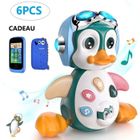 Jouets Musicaux Bébé - KAKOO - Jouets Musicaux Bébé - Son/lumière - Pingouin
