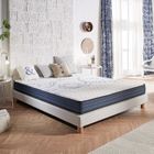 NATURALEX Matelas Dream Komfort 140x190 cm - Technologie Blue Latex et mousse HR à mémoire de forme - Réversible - 7 zones - Équilibré