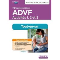 Titre professionnel ADVF Activités 1, 2 et 3. Préparation complète pour réussir sa formation, 8e édition